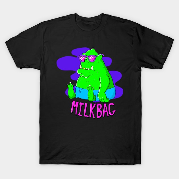 Poof! Intern Milk Bag T-Shirt by 2MBStudios